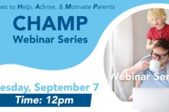 CHAMP webinar series at Anna Shaw Children's Institute