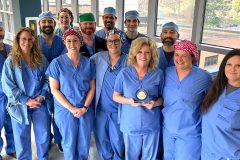 group photo - Some of Hamilton Medical Center’s cath lab associates are pictured
