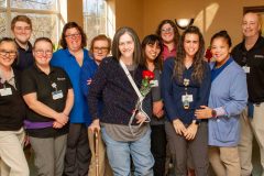 group photo with patient