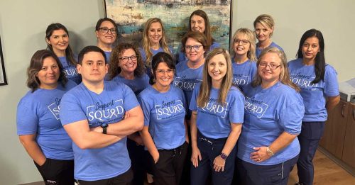Hamilton Diabetes and Endocrinology Center staff posing for World Diabetes Day
