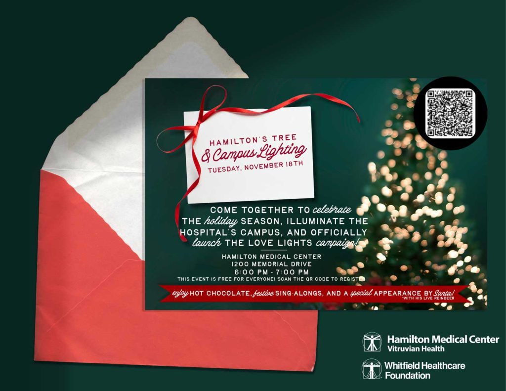 tree lighting invitation graphic