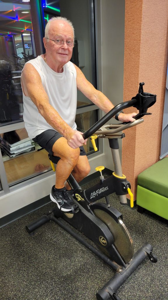At 80, Bradley Wellness Center member deadlifts 300 pounds