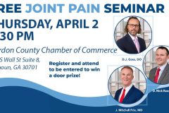 joint pain seminar banner